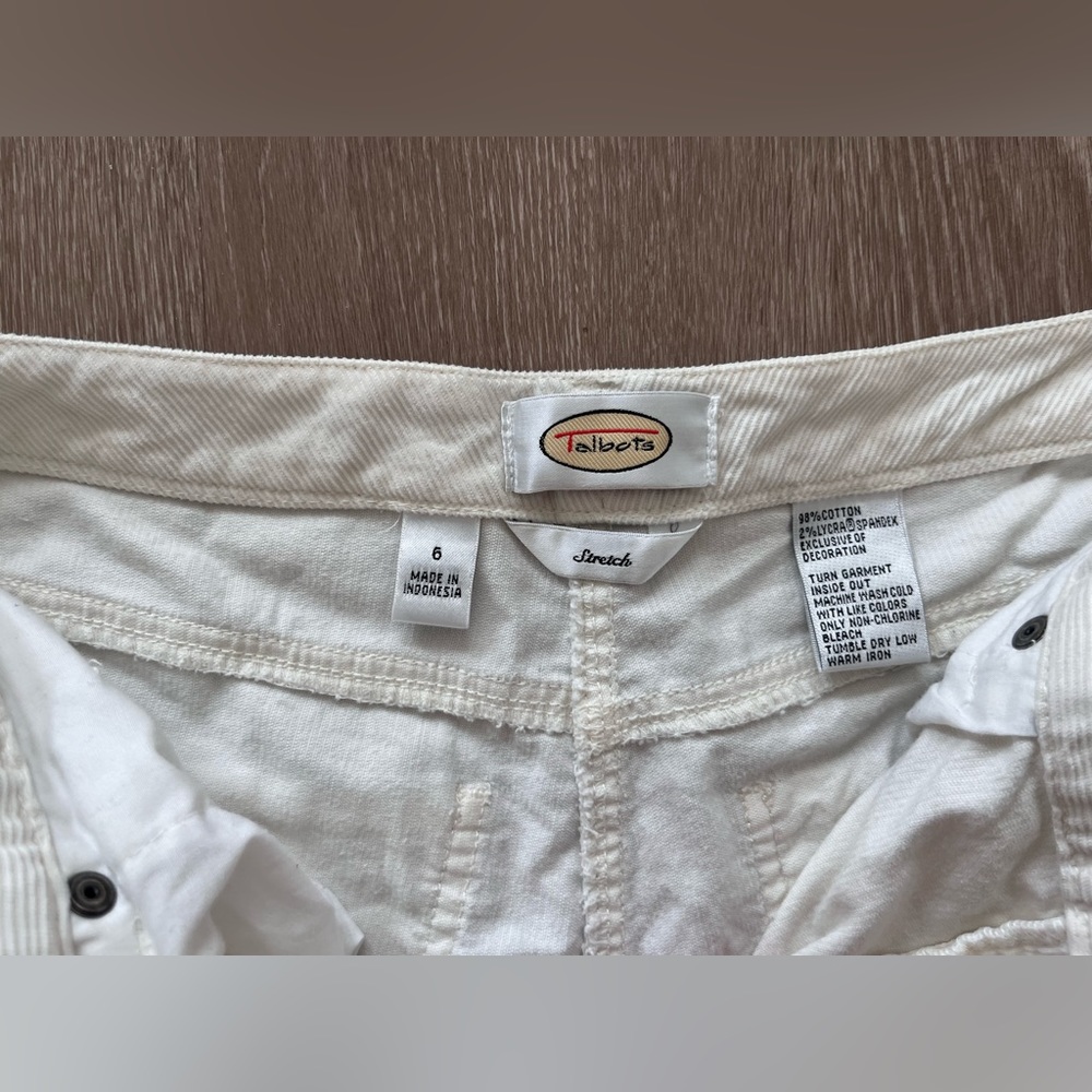 Talbots Cream Knit Pants